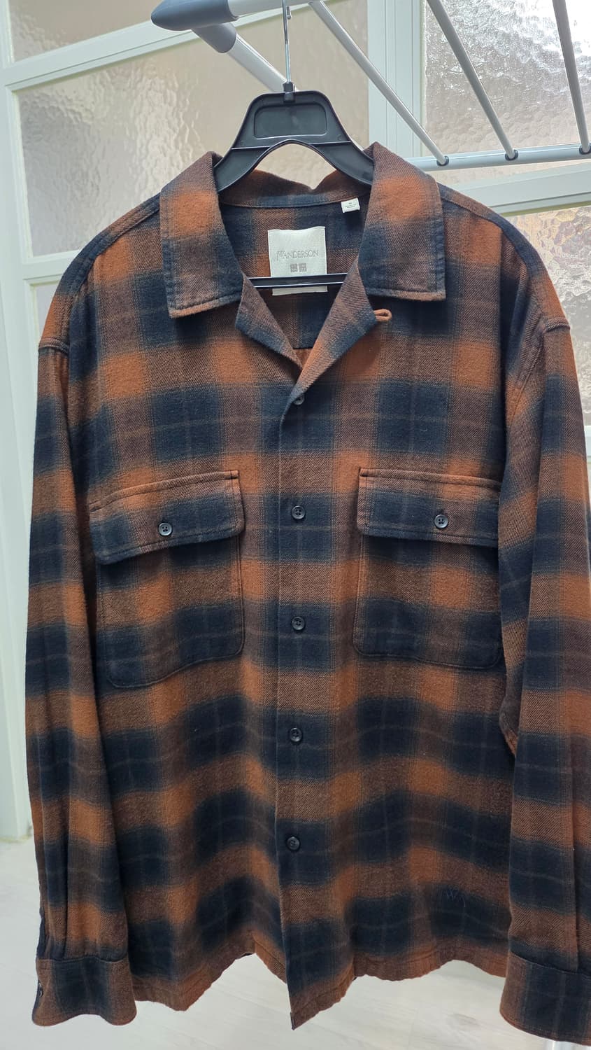 유니클로 jwa 플란넬 체크셔츠 상품이미지1