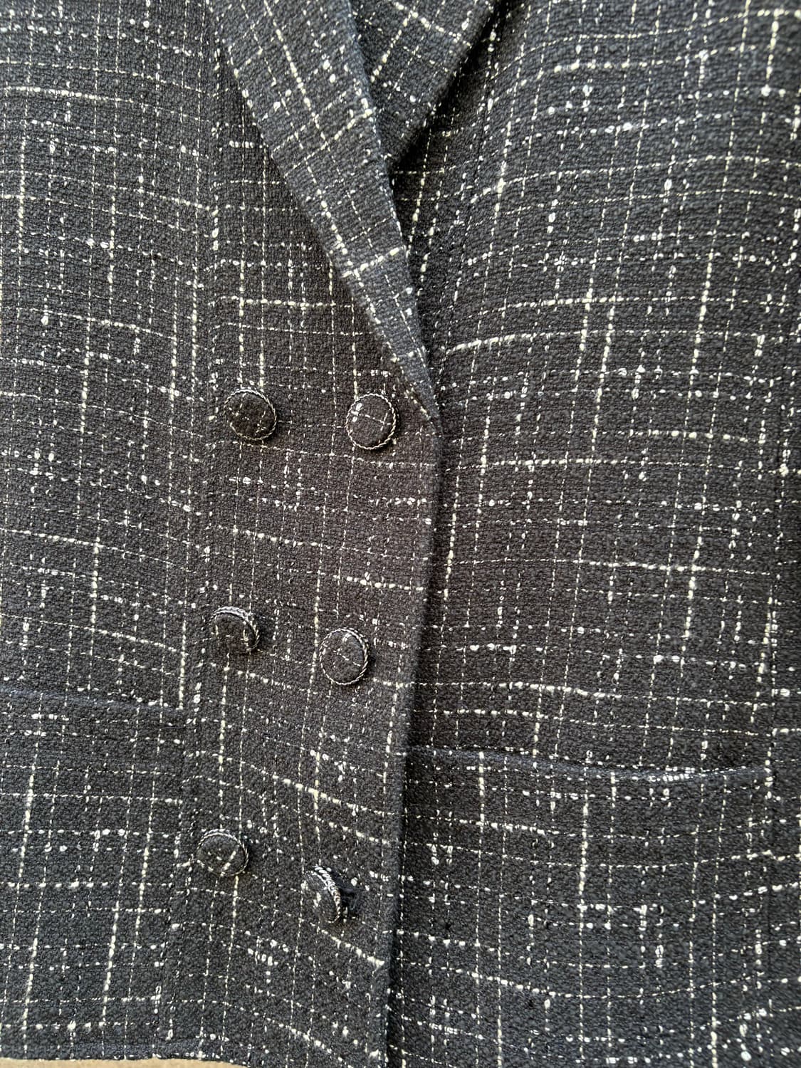 Blossom h company 빈티지 트위드 재킷 상품이미지2