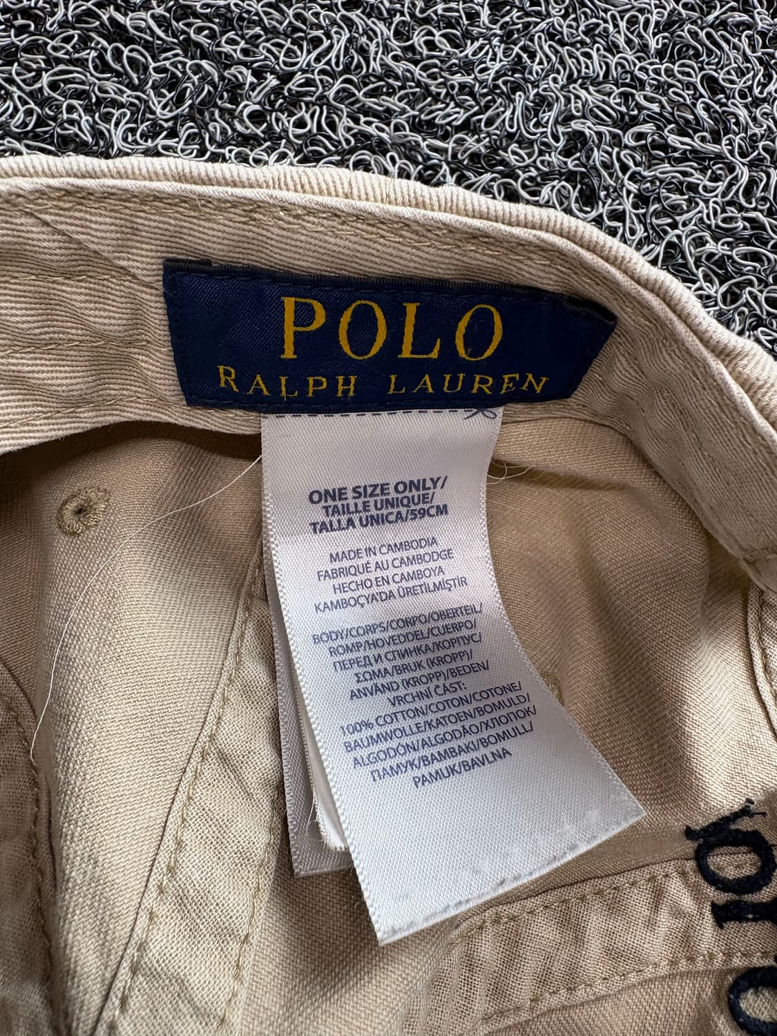 폴로 랄프로렌 포니로고 가죽 스트립 볼캡 3197 상품이미지7