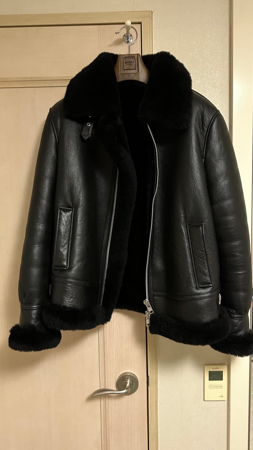 론트 리얼레더 무스탕 l사이즈 2가지색 상품이미지4