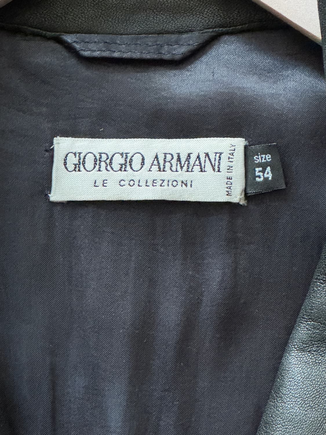 90s giorgio armani leather jacket 상품이미지2