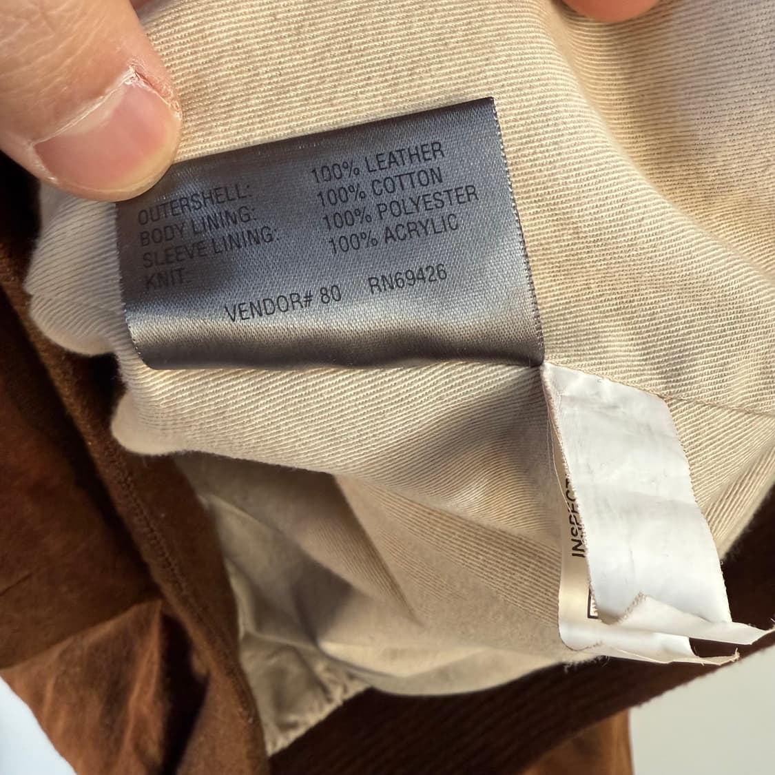 윌슨 레더 스웨이드 가죽 자켓 상품이미지4