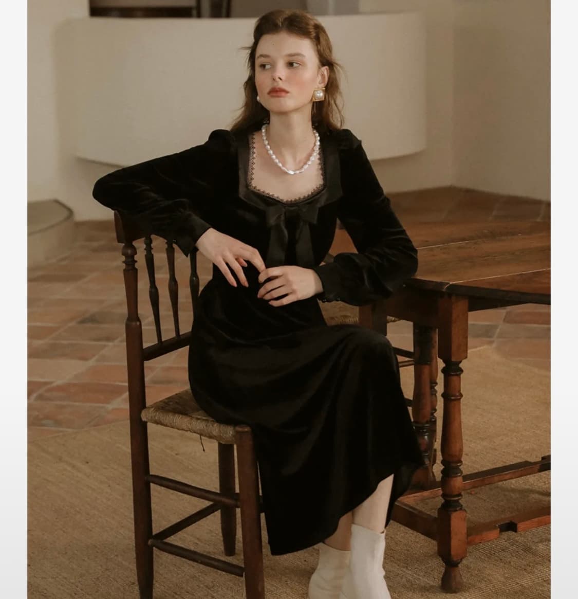 쎄무아듀 Cest bow tie dress 상품이미지2