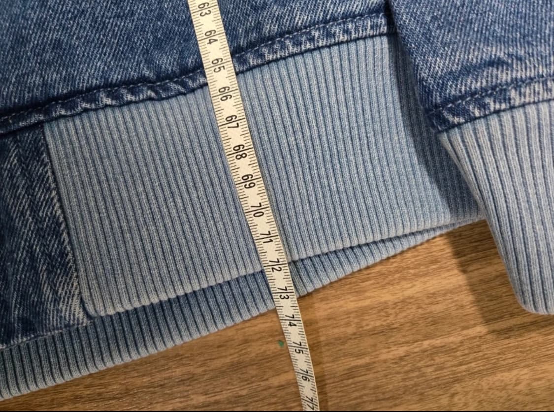 새상품 리바이스 데님 후드 집업 XL 상품이미지5