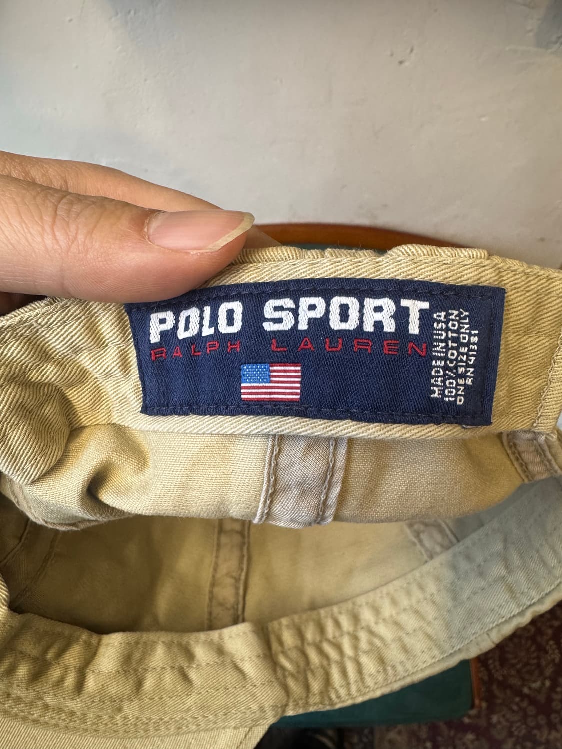 폴로 랄프로렌 90s 스포츠맨 피쉬 볼캡 상품이미지5