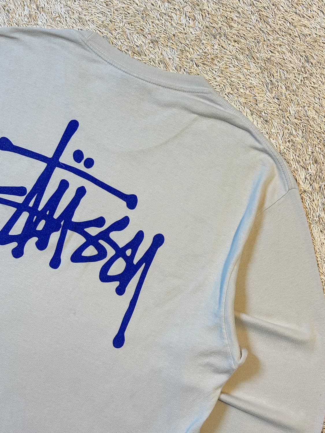 스투시 STUSSY 베이직 로고 롱슬리브 블루 상품이미지4