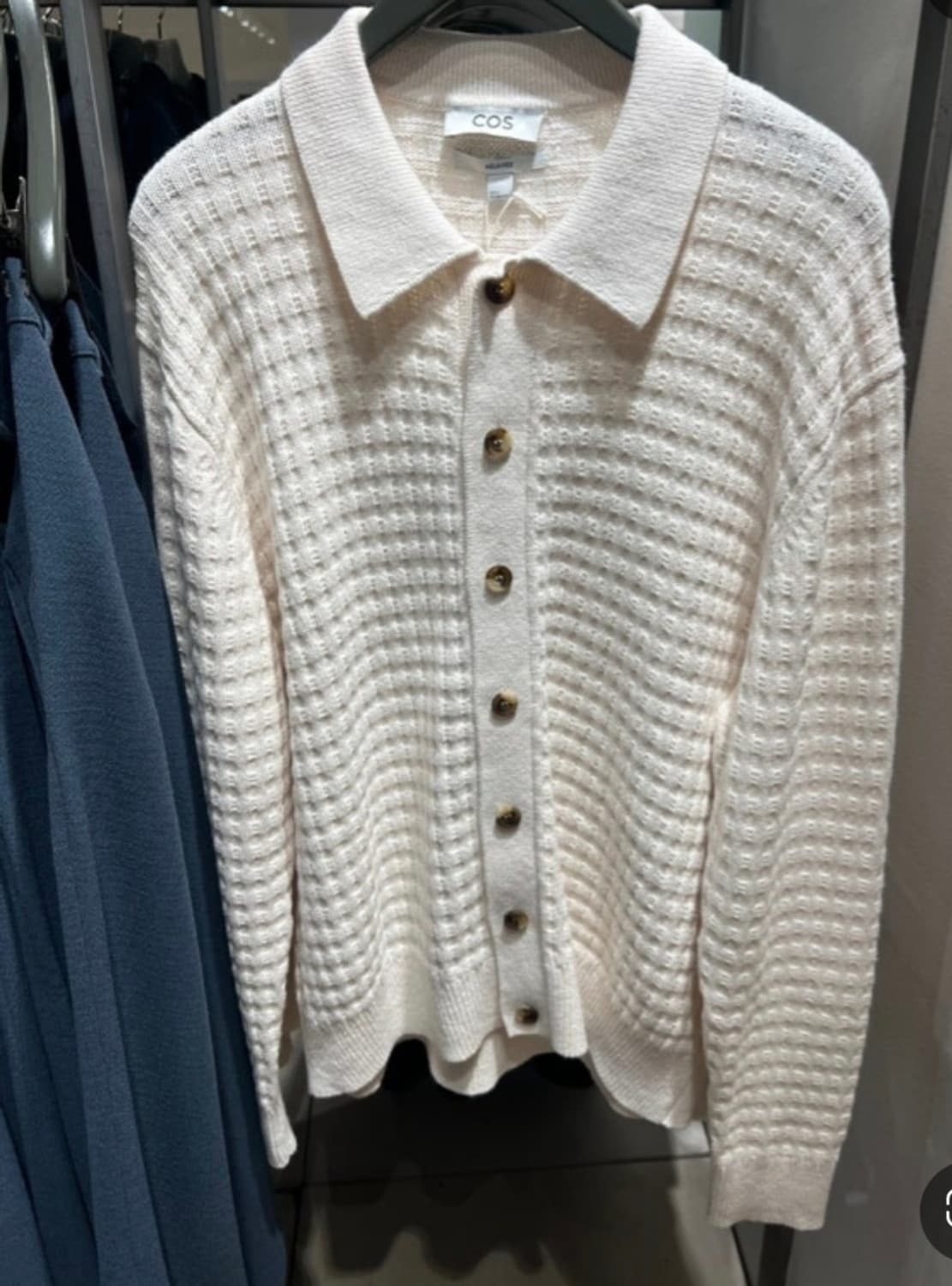 Cos 텍스쳐드 니트 가디건 남자L or m~L 상품이미지6