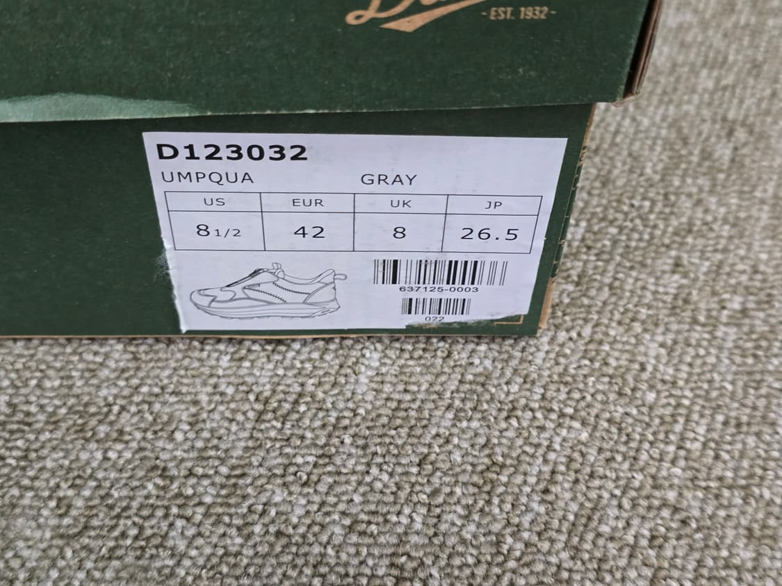 Danner 대너 데너 집업 방수 운동화 등산화 비브람 VIBRAM새제품 상품이미지10