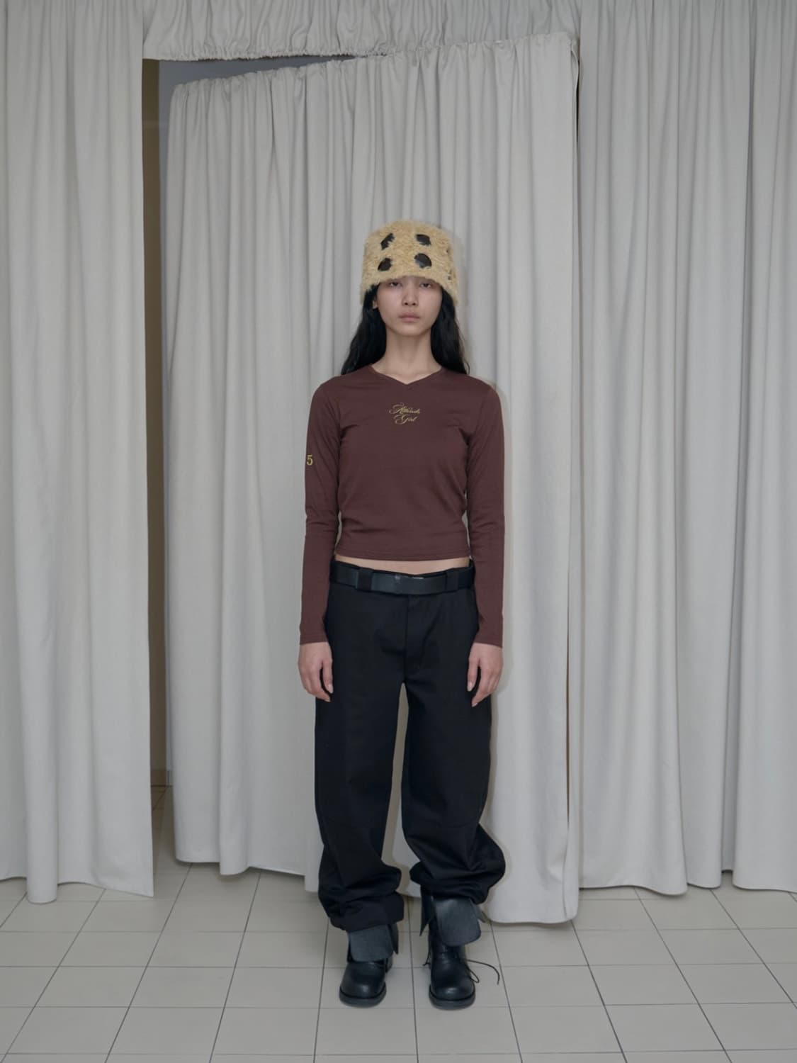 샵어텐즈 치노팬츠 블랙 상품이미지3