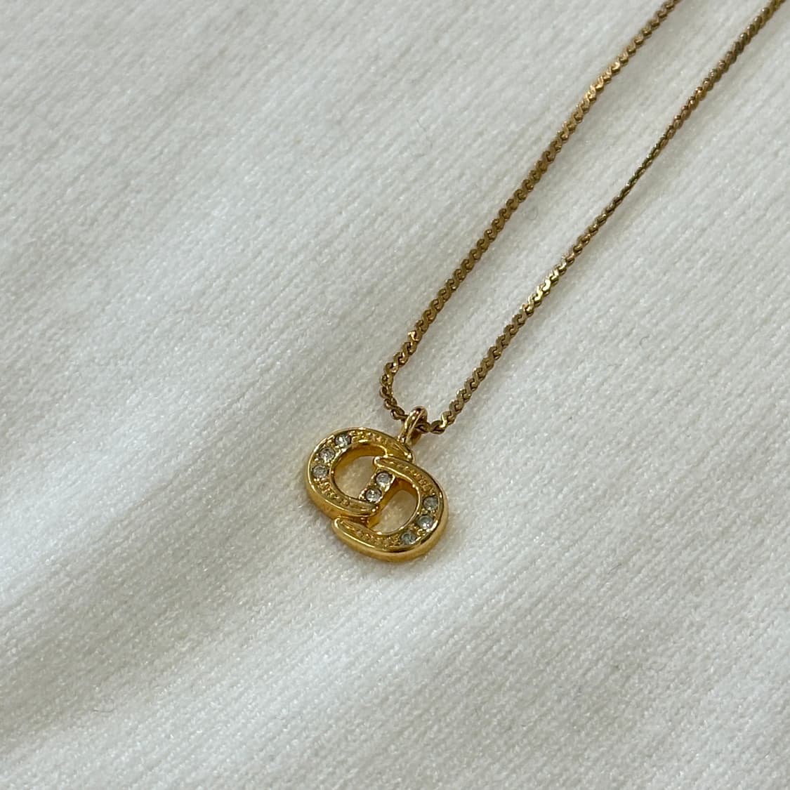 디올 CD 로고 목걸이 ⭐️648 상품이미지1