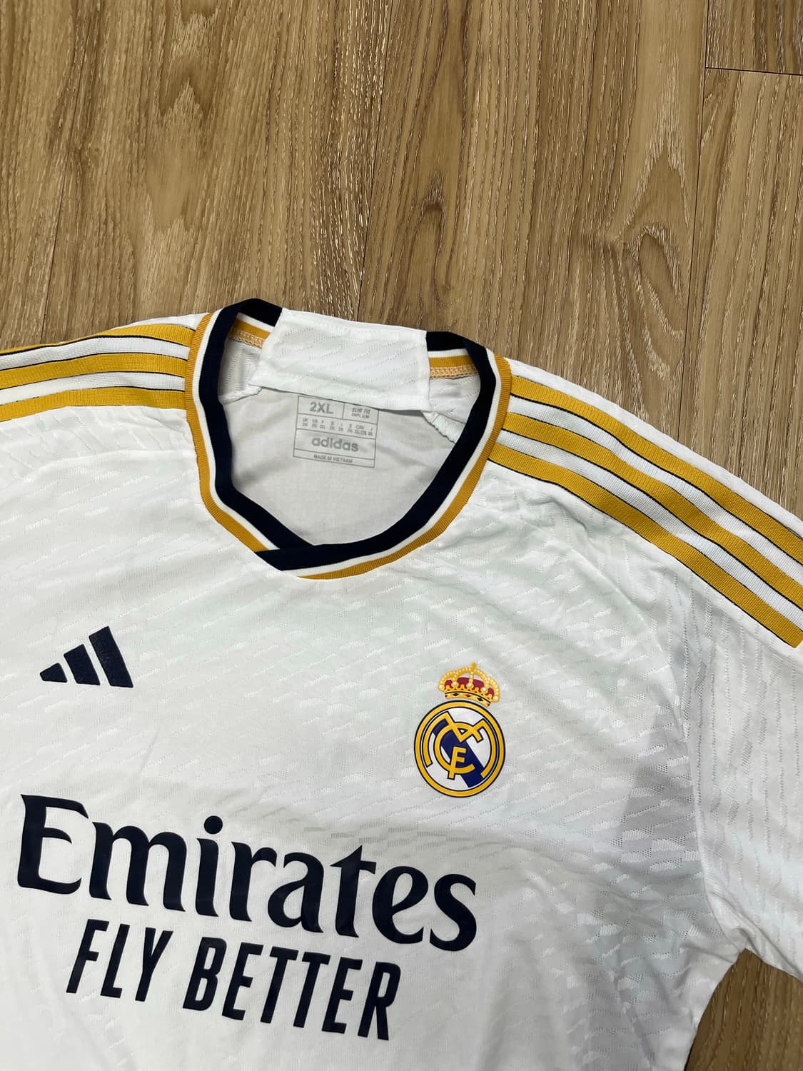 아디다스 레알마드리드 홈 어센틱 유니폼 져지 2XL 상품이미지2
