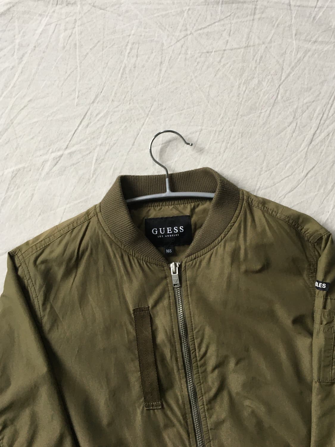 게스 자수로고 항공점퍼 상품이미지4