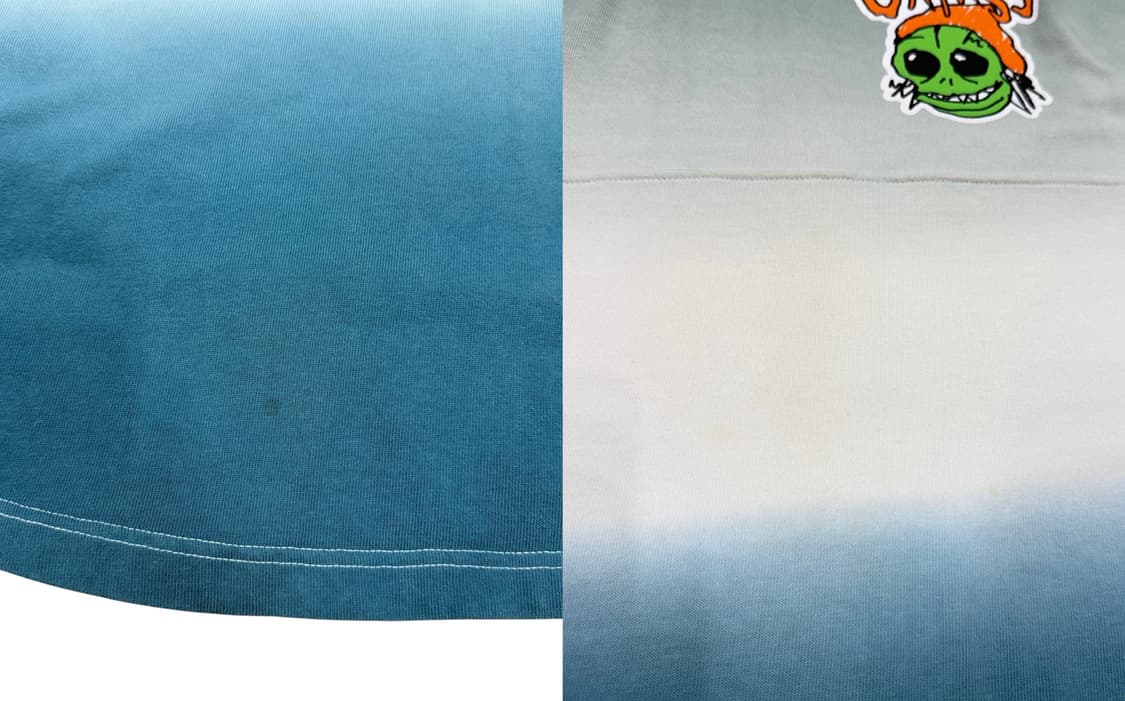 예스아이씨 빈티지 타이다이 그라데이션 롱슬리브 티셔츠 XL 상품이미지8