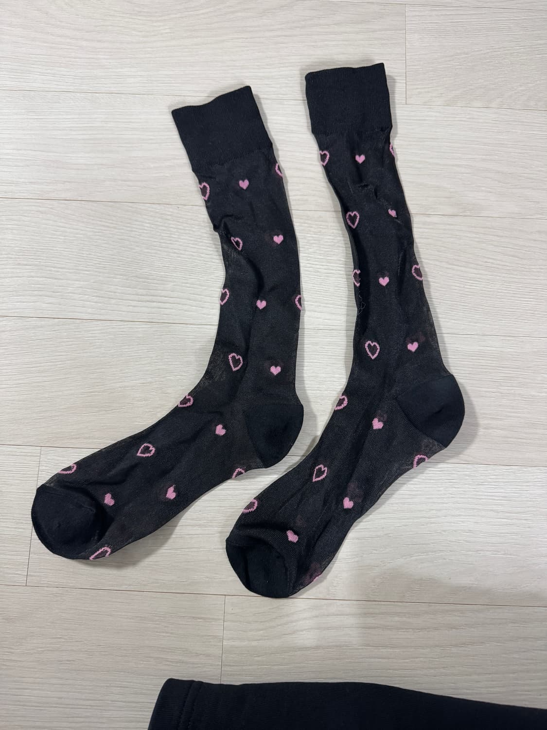 핫트 뿅뿅 시스루 양말 상품이미지1