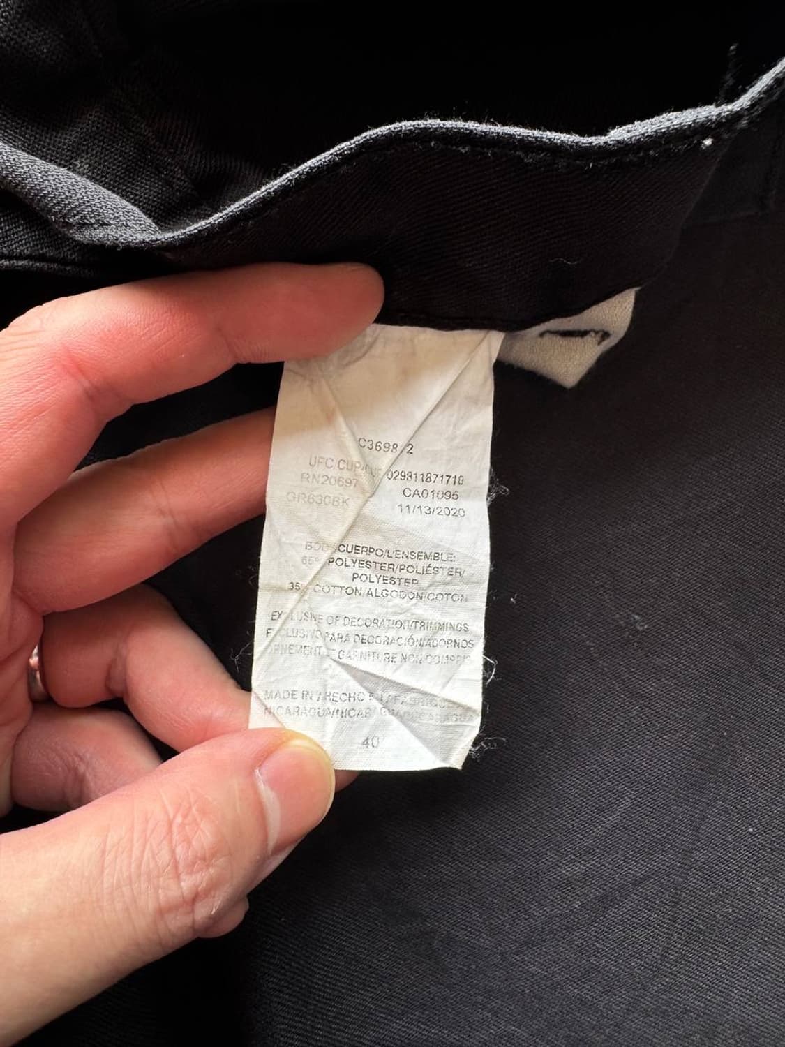 90-00s 디키즈 쇼츠 블랙 (39-40) 상품이미지4