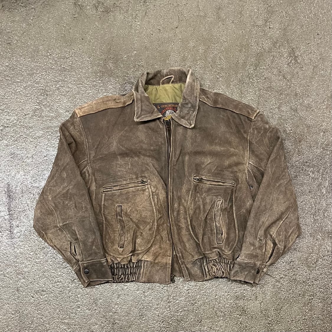 윌슨 레더 스웨이드 봄버 자켓 (105-110) 상품이미지1