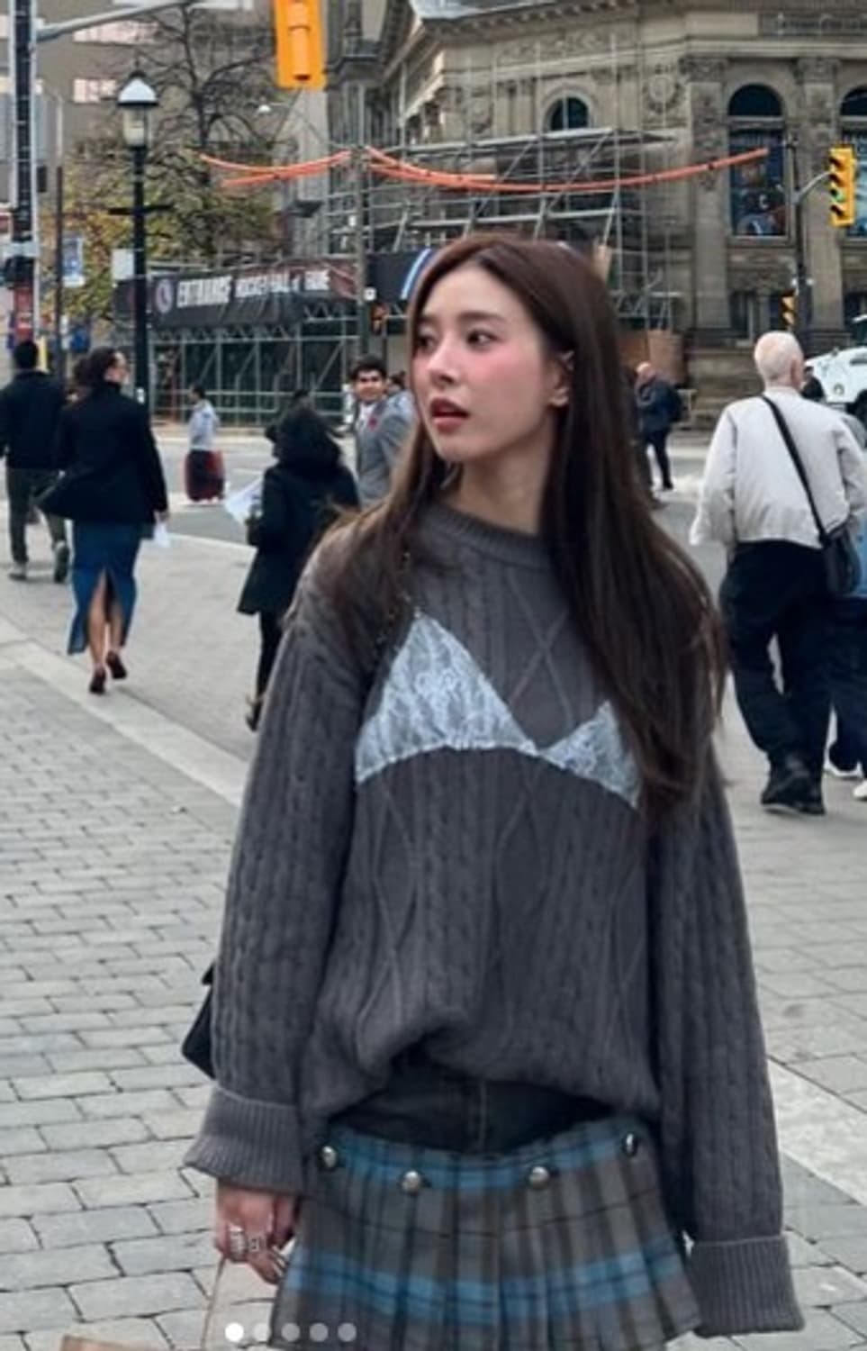 앤더슨벨 레이스란제리 보이프렌드 니트 상품이미지5