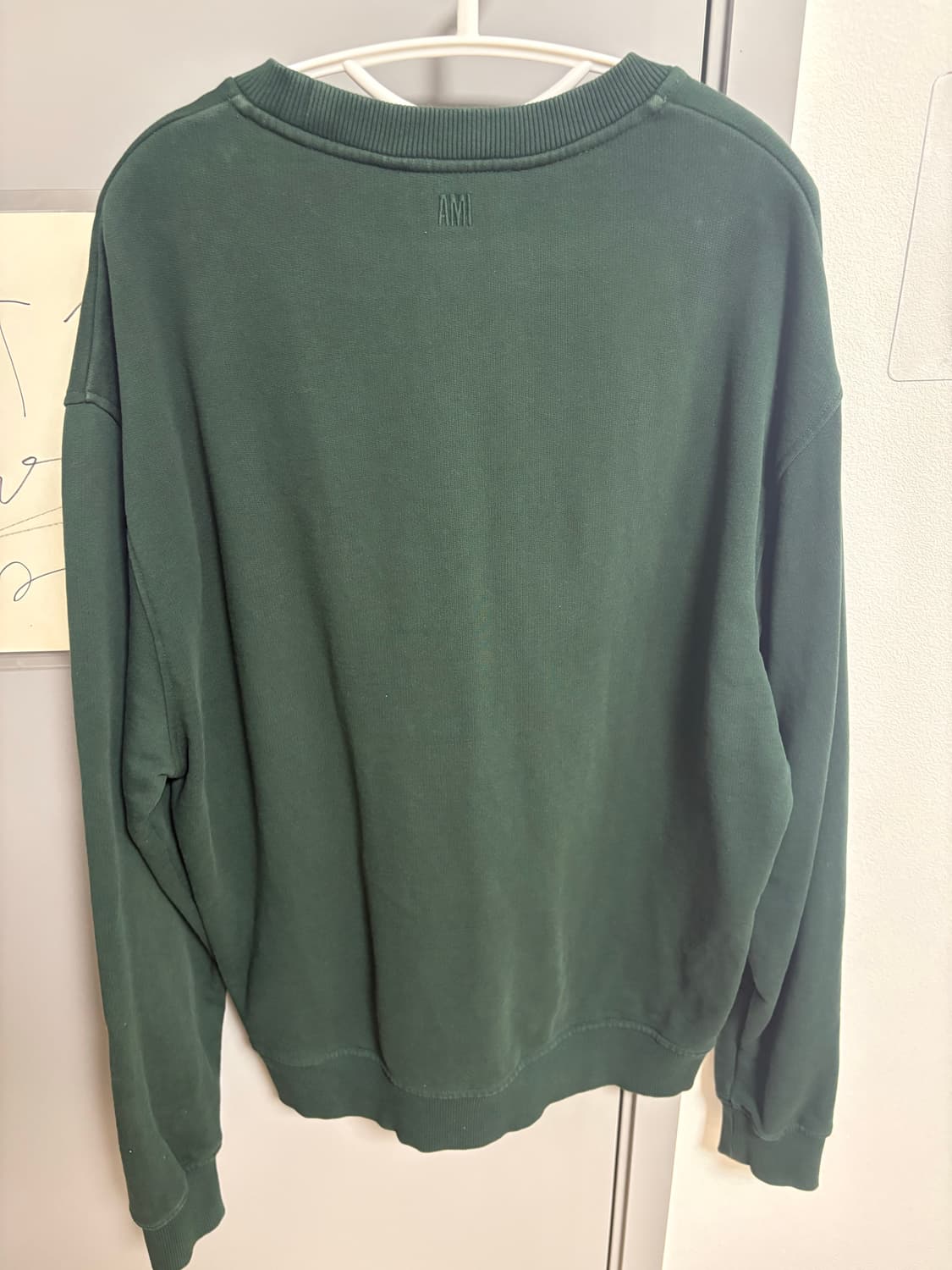 아미 맨투맨 23ss 딥그린 상품이미지2