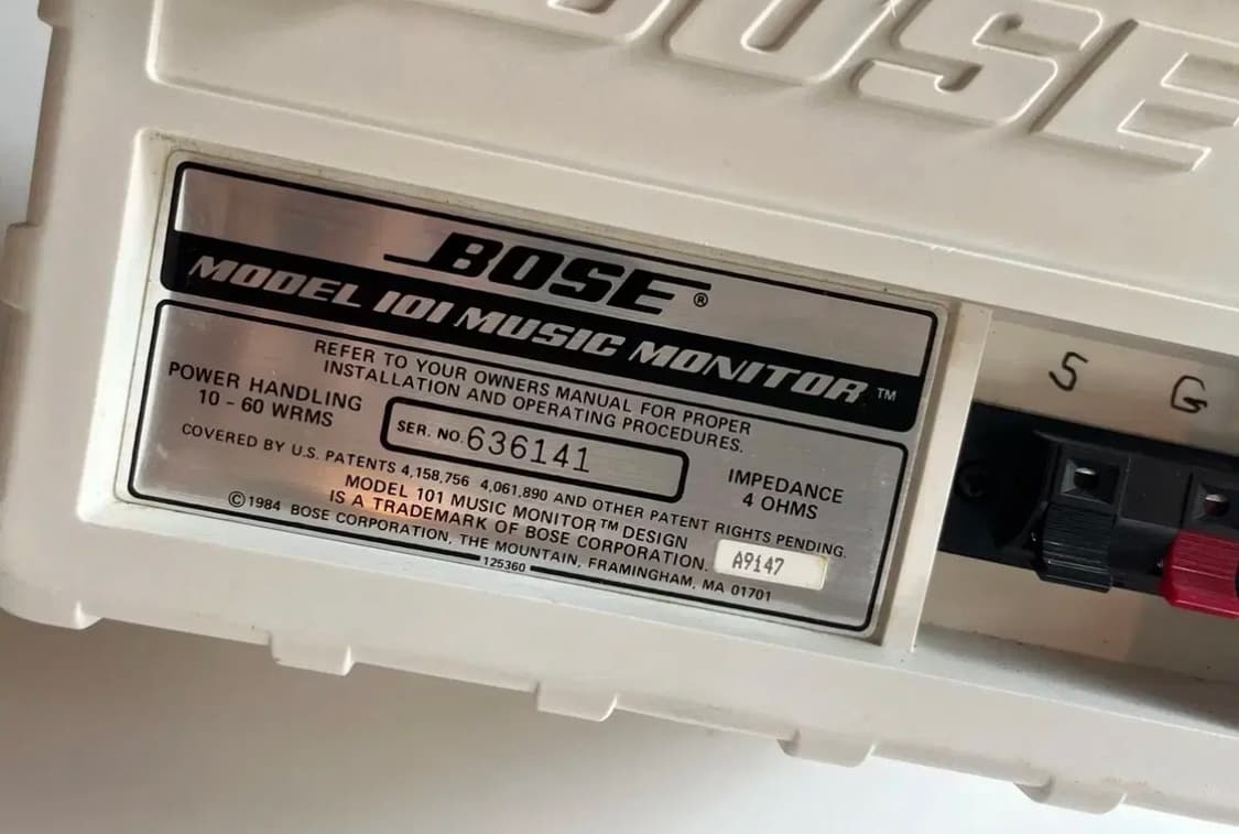 Bose 보스 모델 101 화이트 1개 상품이미지6