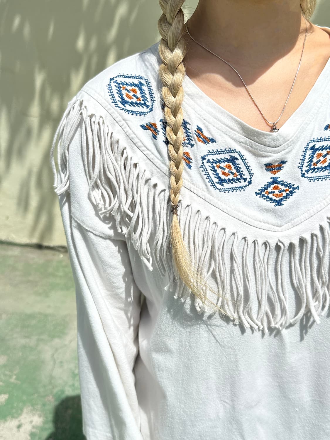 에스닉 프린지 티셔츠 상품이미지2