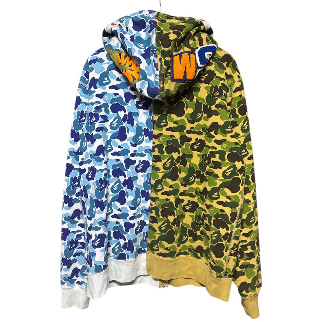 [BAPE] (판매/교신) 베이프 카모 청녹계 아수라 샤크후드집업 2XL 상품이미지3