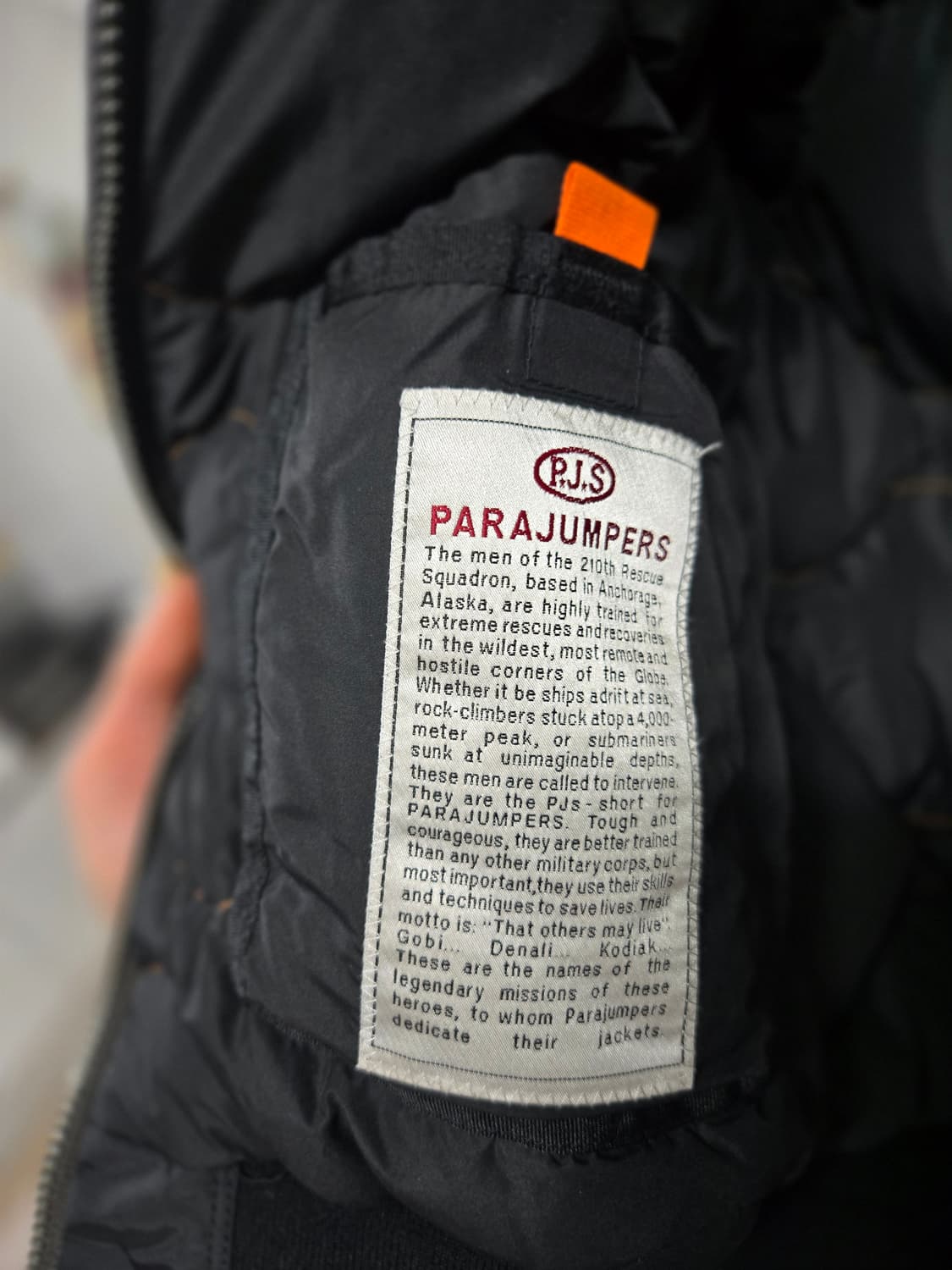 [정품] 파라점퍼스 마스터피스 고비(Gobi)  - 블랙 S 사이즈 상품이미지6