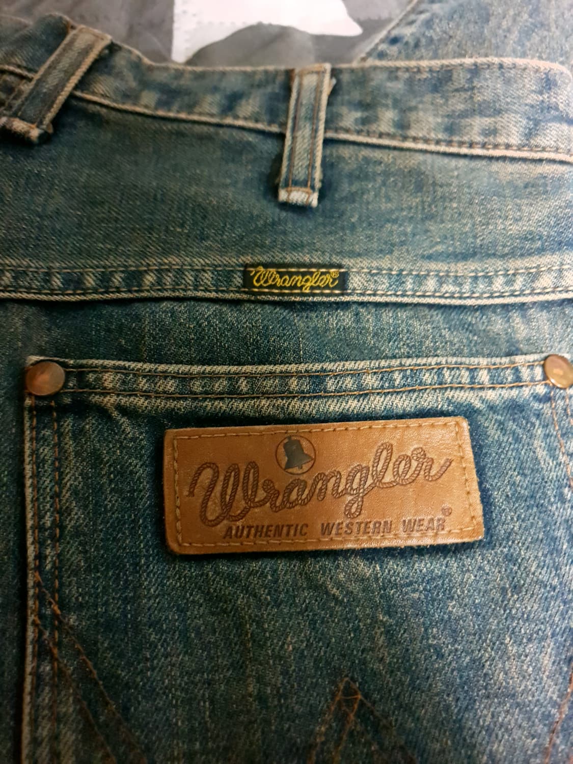 (일본발) 랭글러 90s 빈티지 워싱 웨스턴 데님팬츠 (30) 상품이미지4