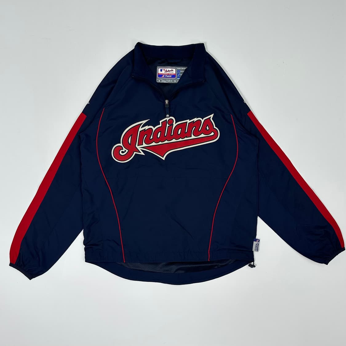 Majestic Cleveland Indians Half-Zip 상품이미지4