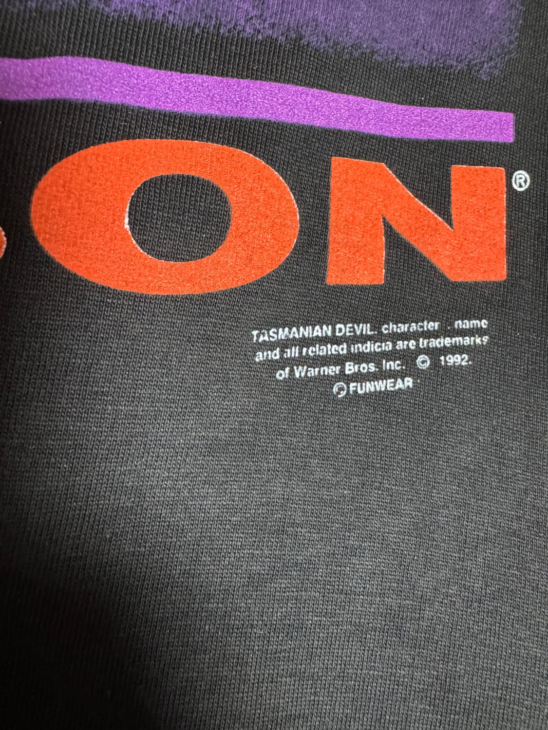 빈티지 90s 할리데이비슨 x 워너브라더스 funwear 태즈 L 상품이미지3