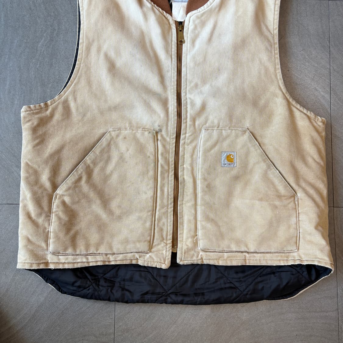 칼하트 정푼 덕 캔버스 조끼 베스트 상품이미지4