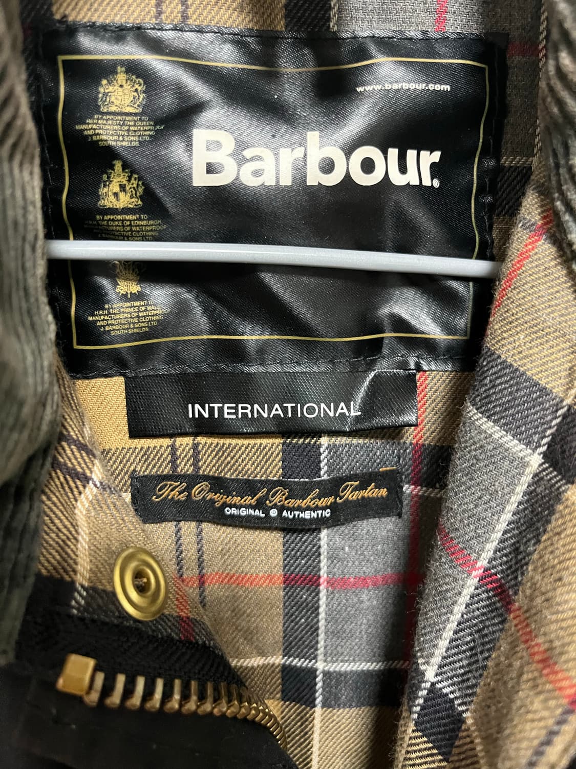 바버 인터내셔널 블랙 왁스 자켓 상품이미지3