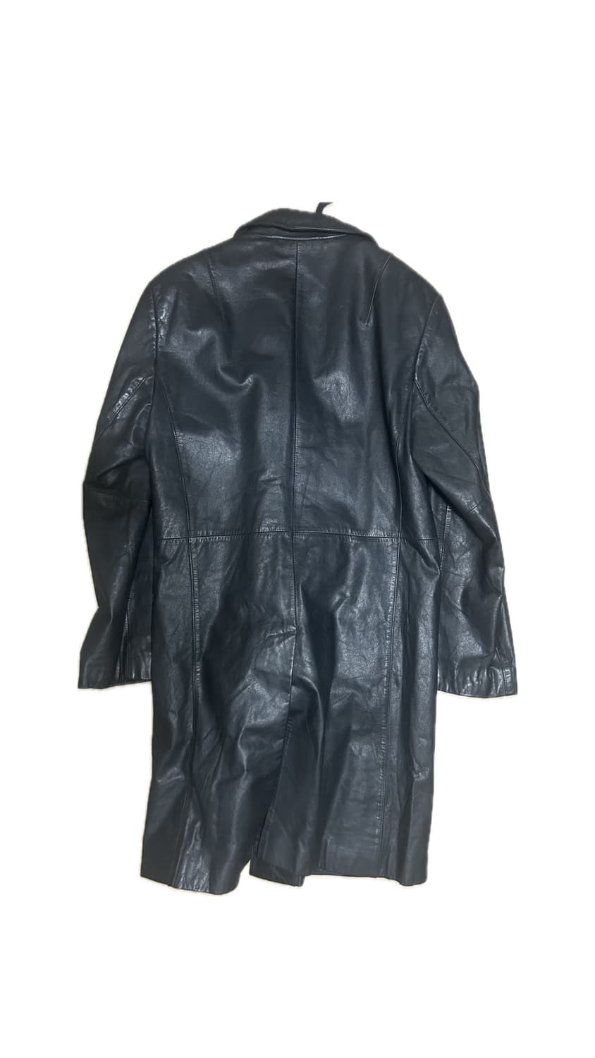 소가죽 레더 롱 자켓 상품이미지2