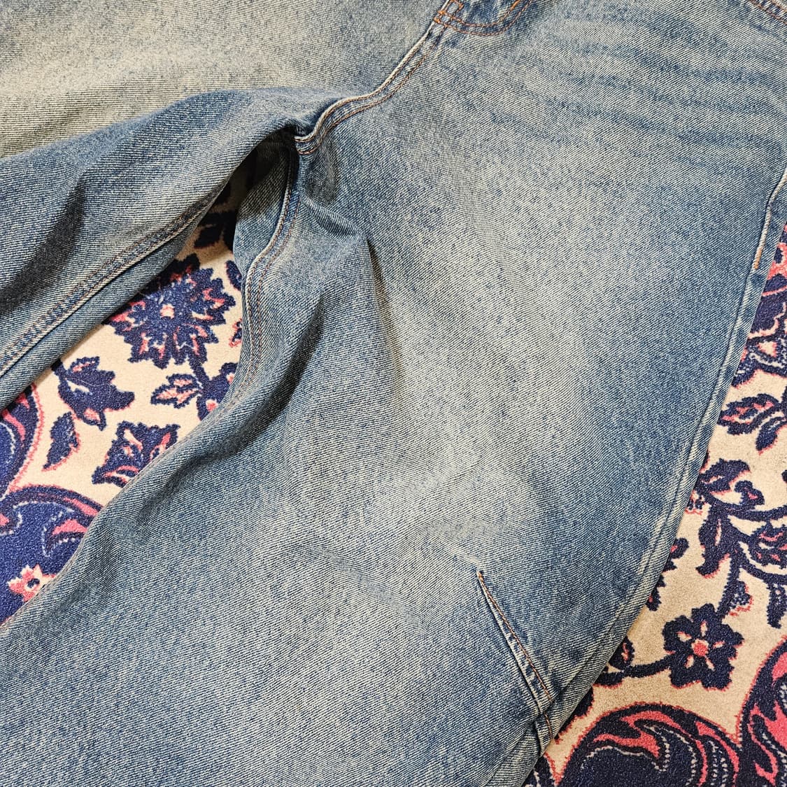 메종미네드 다트 브러쉬 와이드 데님 상품이미지3