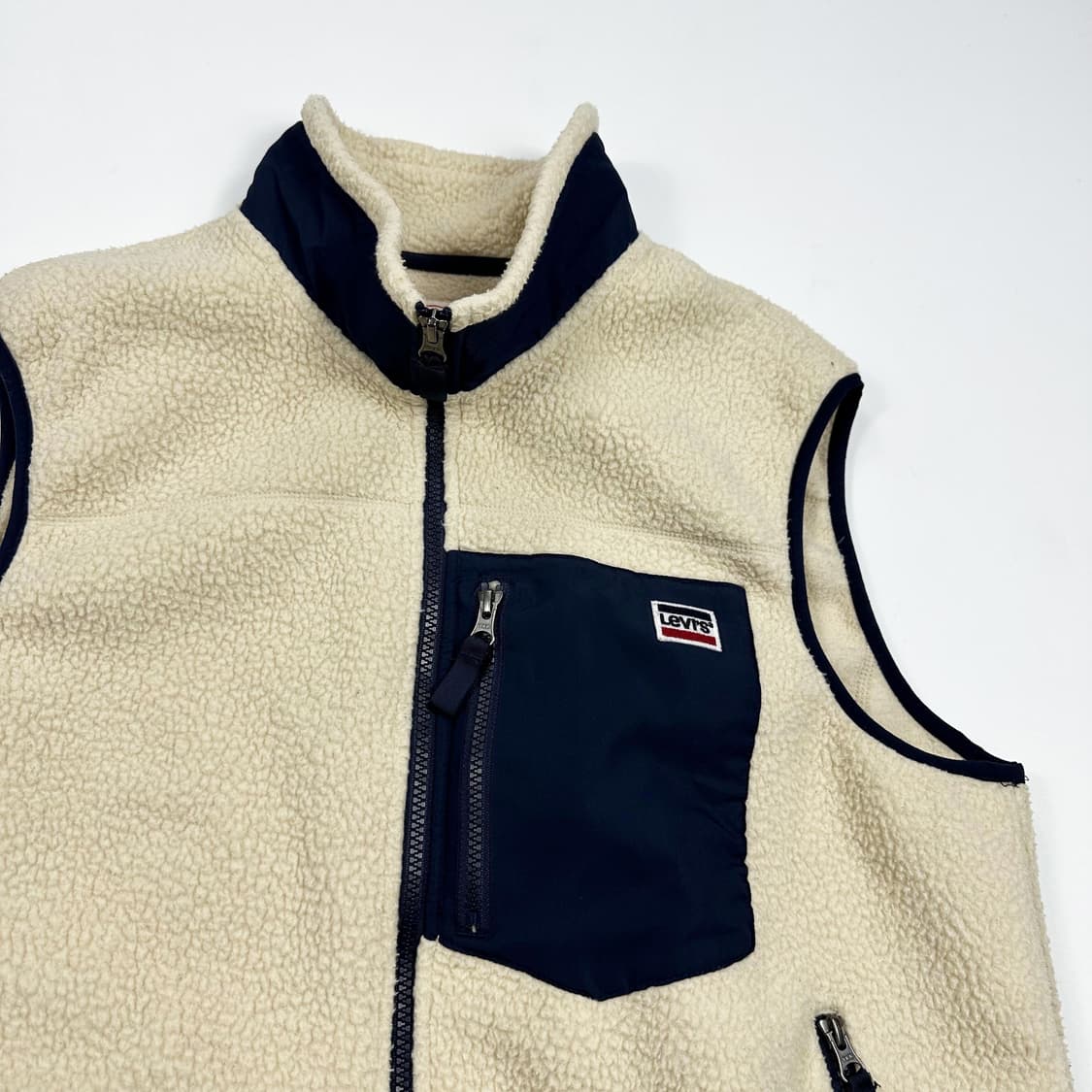 리바이스 원포켓 클래식 양털 셰르파 베스트 L 상품이미지4