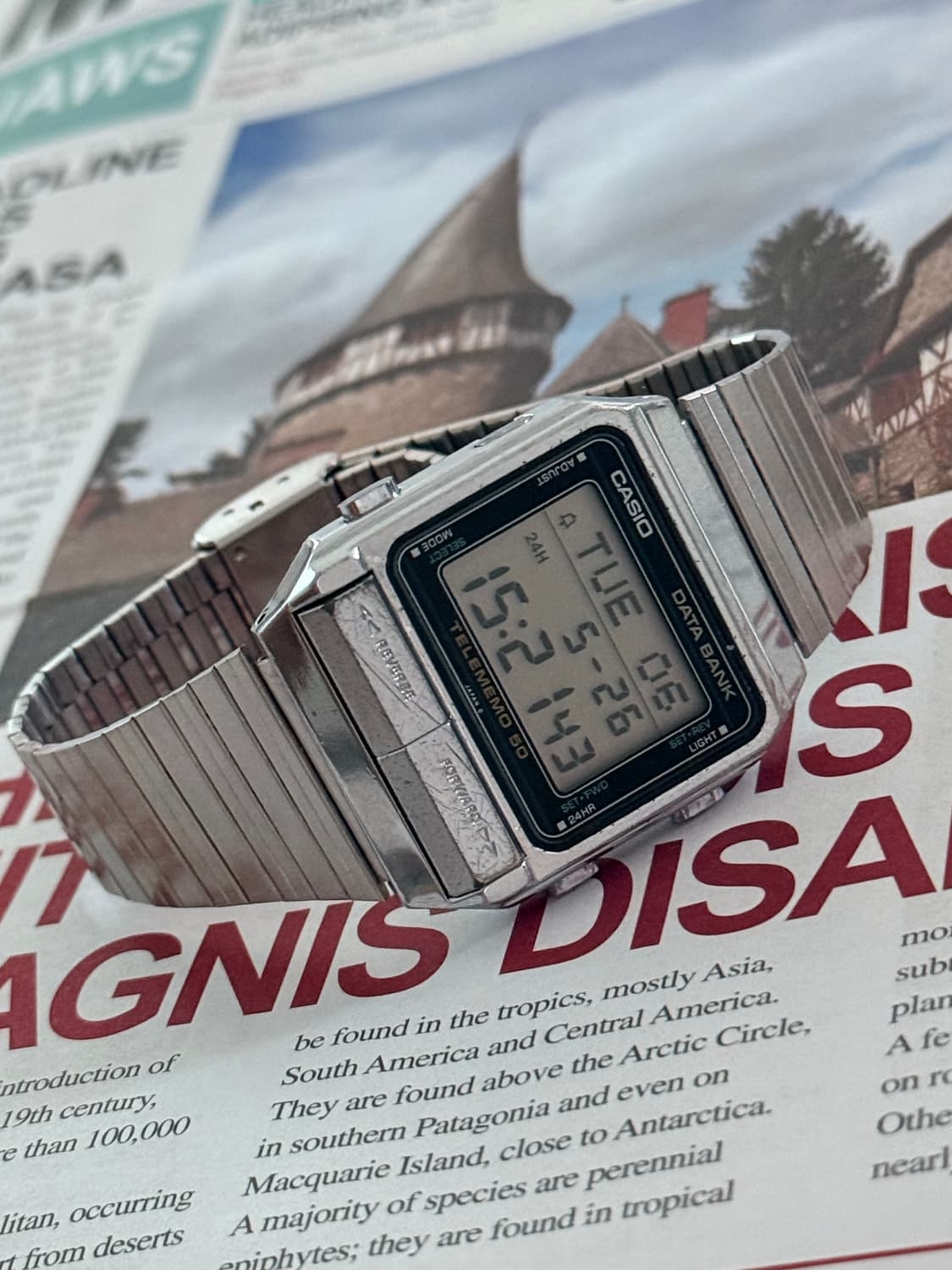 Casio 카시오 매탈 DB-500 데이터 뱅크 디지털 메탈 상품이미지3