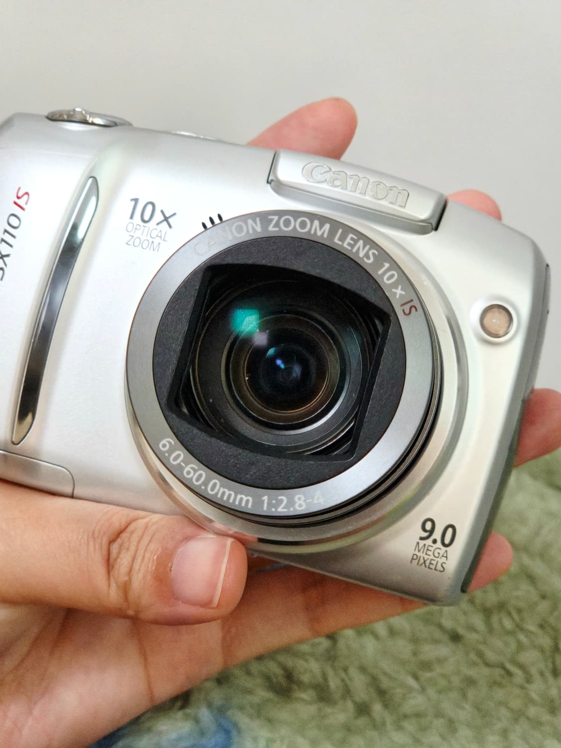 (희귀/팝업플레시!) 캐논 파워샷 SX110IS 디지털카메라 실버 상품이미지8