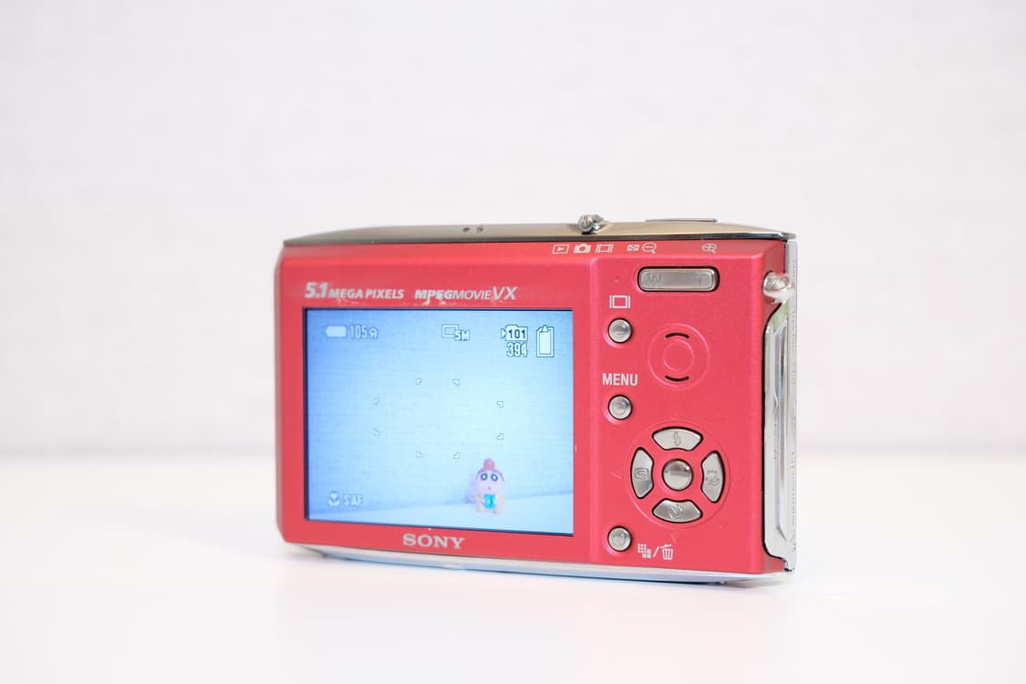 소니 사이버샷 빈티지 디지털 카메라 [DSC-T5]  상품이미지2