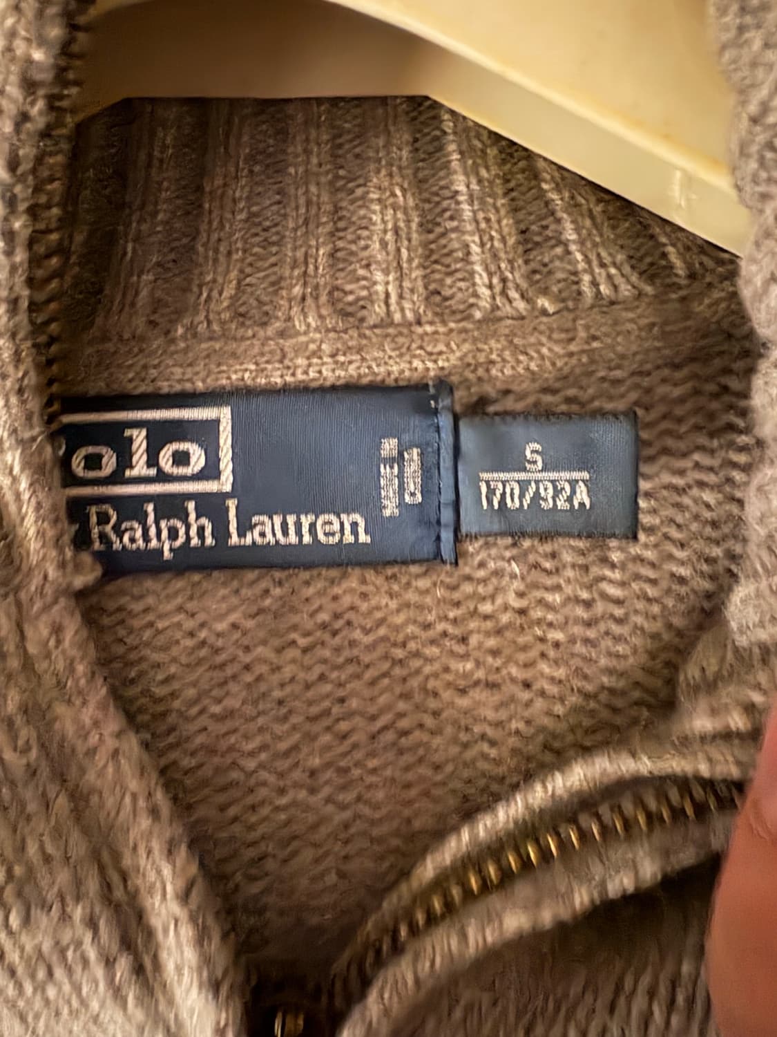 폴로 랄프로렌 니트집업 s 상품이미지4