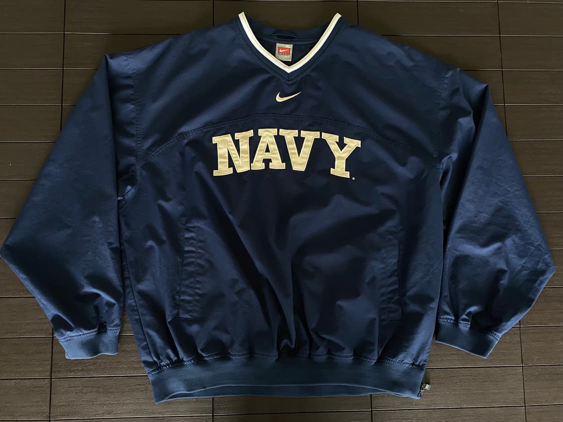 (XL) 나이키 navy 해군 웜업 바람막이 상품이미지1
