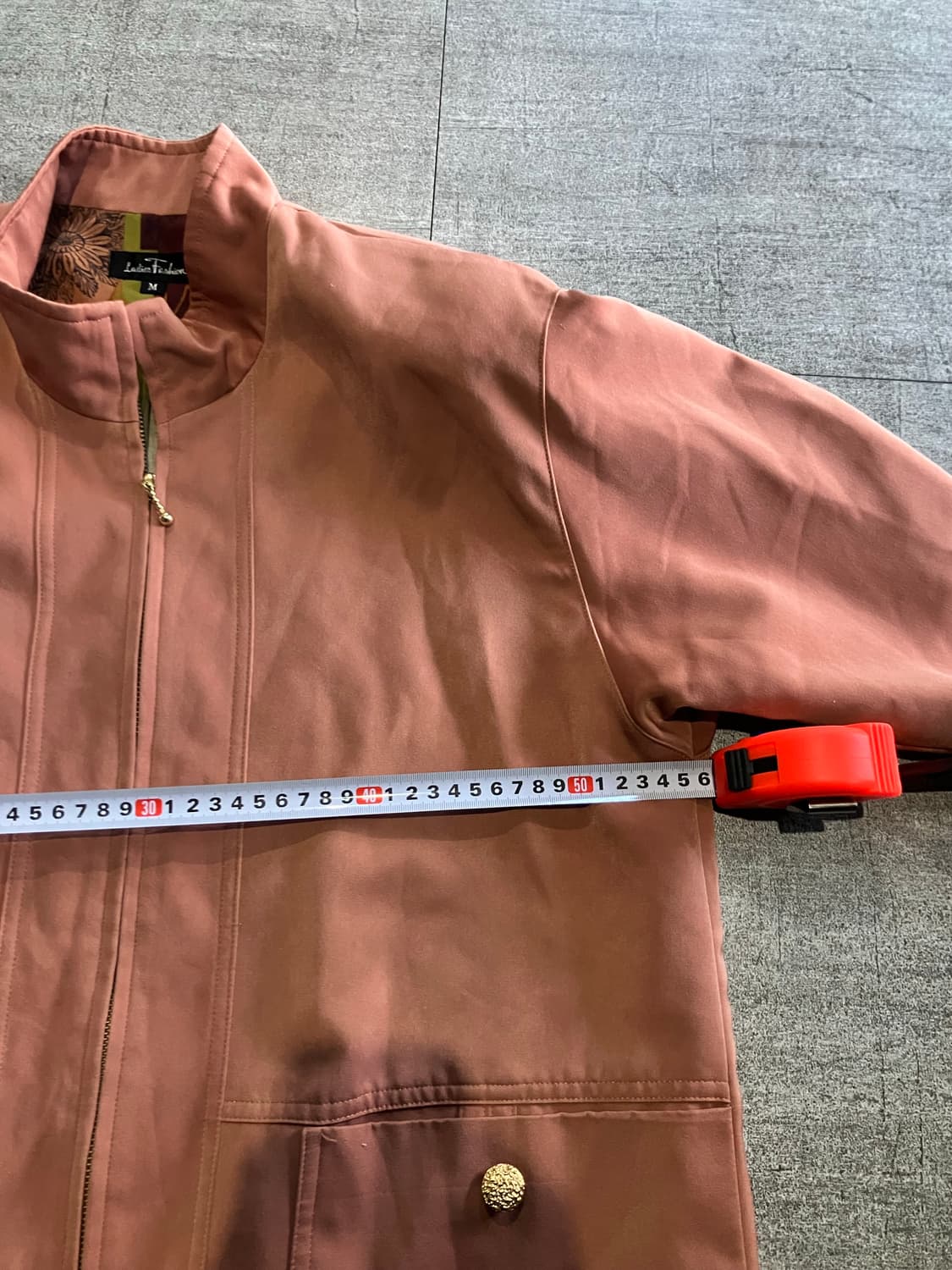 일본빈티지 Tarhion 올드스쿨아메카지 혁오풍 봄버사파리자켓 상품이미지2