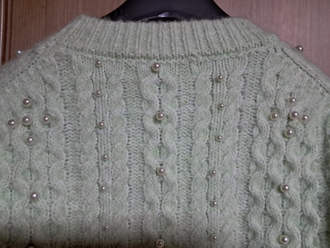 자라 꽈배기 니트 스웨터 M 상품이미지4