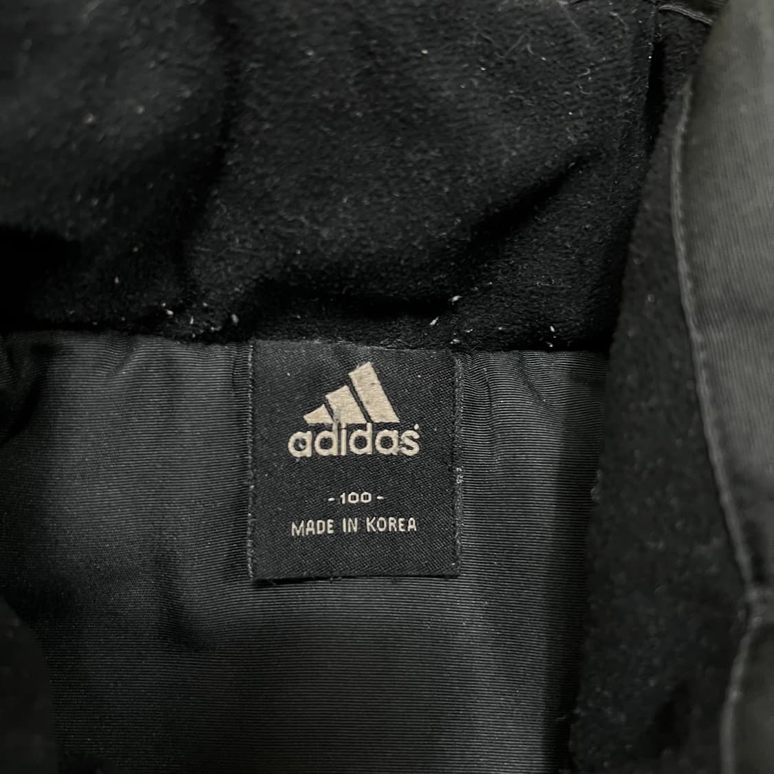 아디다스 사이드라인 로고 웜업 바람막이 점퍼 [블랙] L/100 상품이미지5
