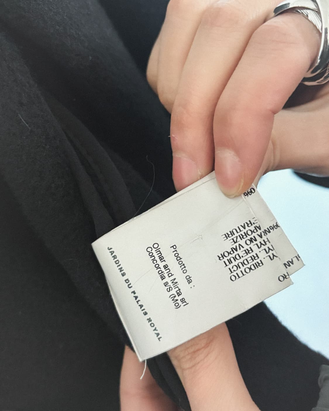 rare* 릭오웬스 파리 익스클루시브 캐시미어 하이넥 드레이프 코트 상품이미지9