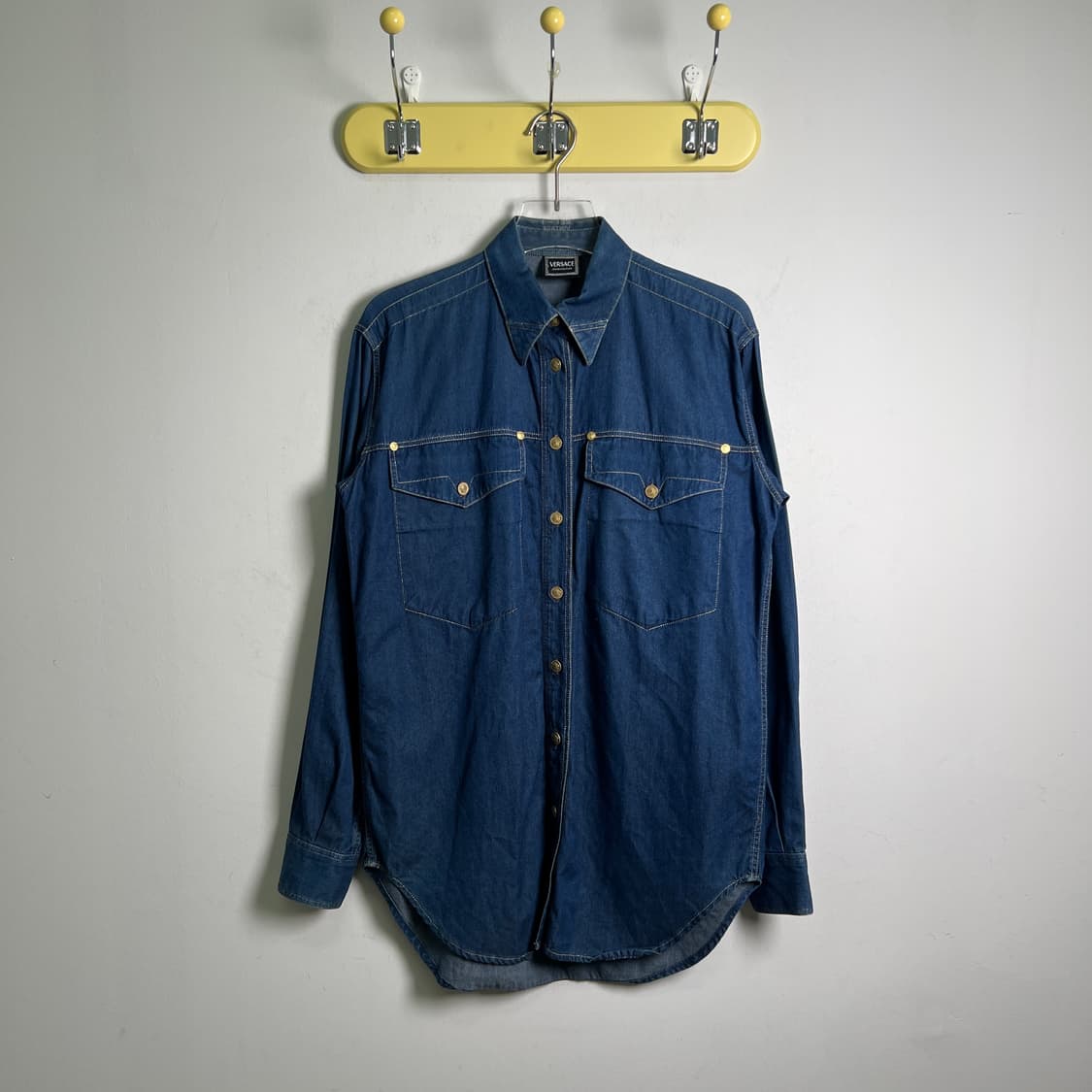 versace 베르사체 빈티지 데님 셔츠 S 상품이미지1