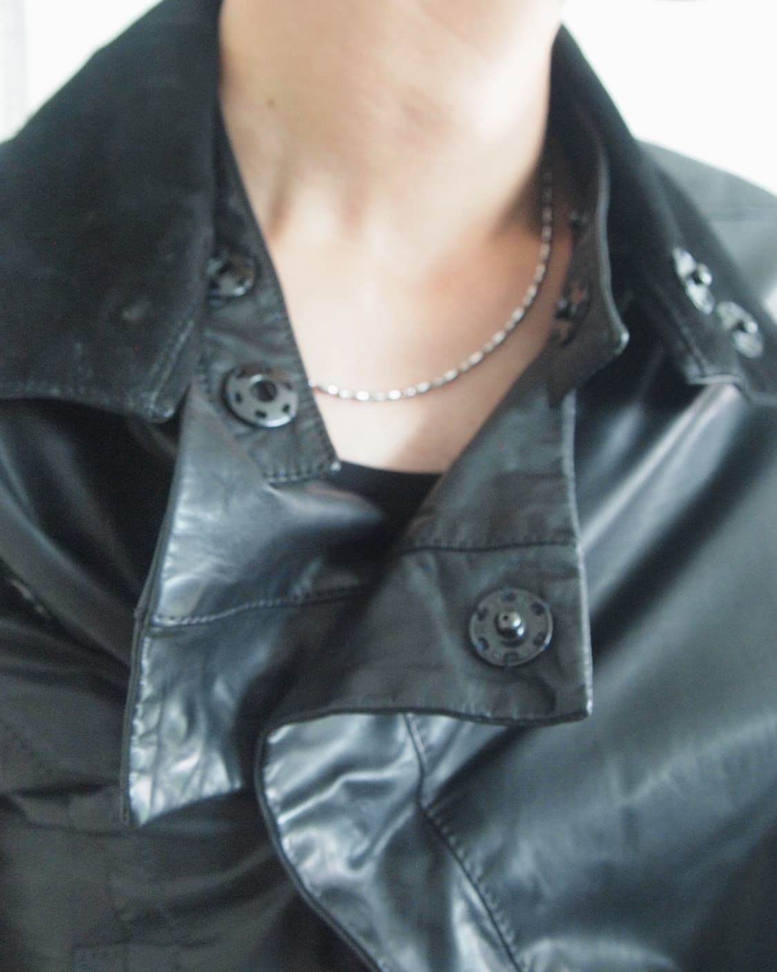 rare* 앤드뮐미스터 12AW asymmetric 드레이프 레더자켓 상품이미지5