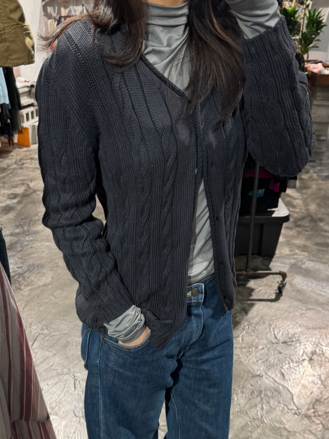 Max Mara navy cardigan 상품이미지5