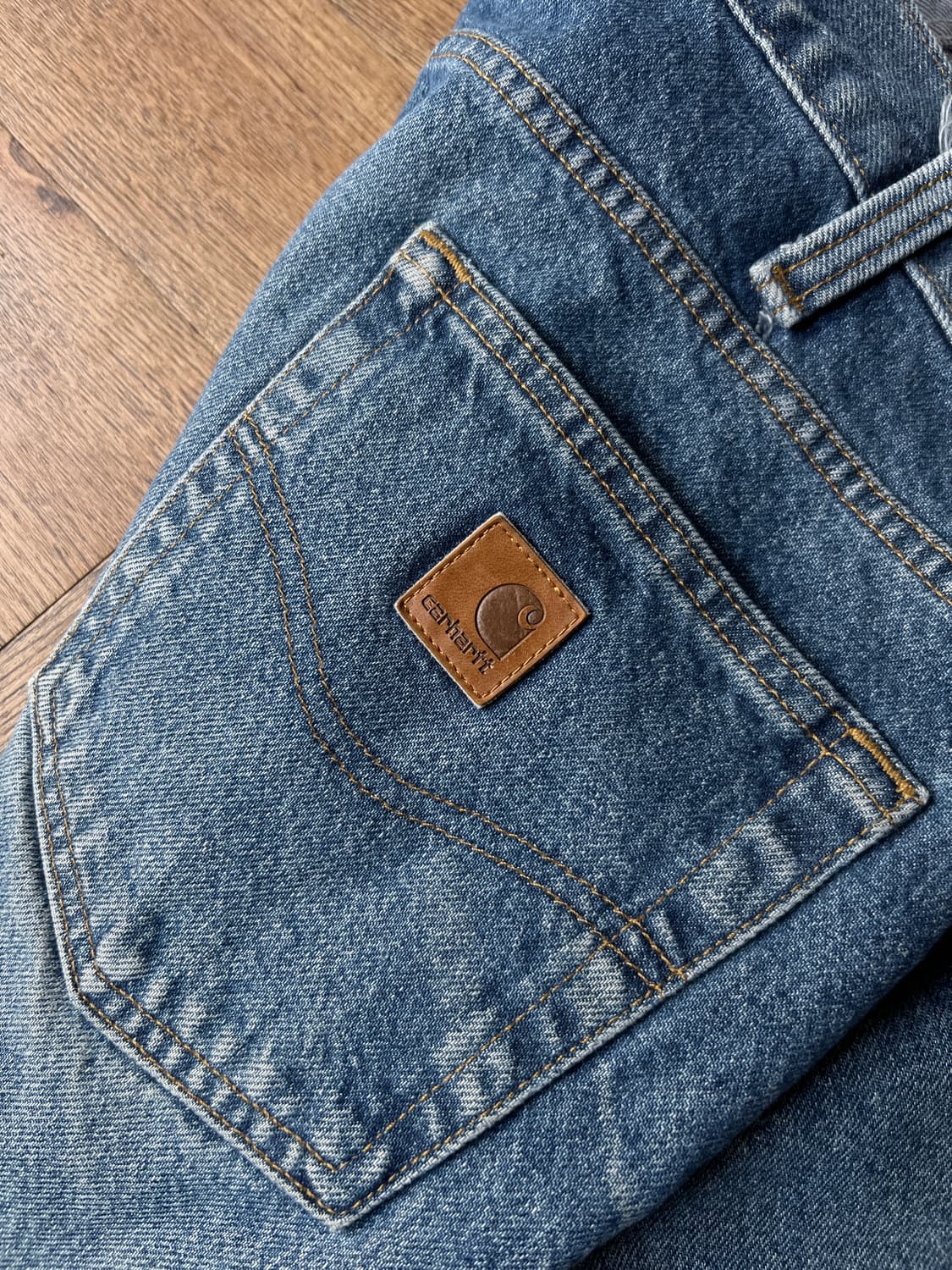 [38]칼하트 USA 빈티지 페이딩 워크 데님 팬츠 상품이미지5