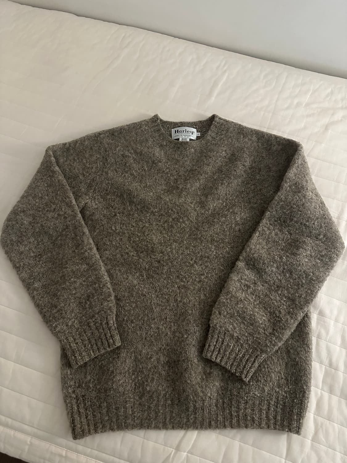 할리오브스코틀랜드 쉐기독 니트 L (머쉬룸) 상품이미지1