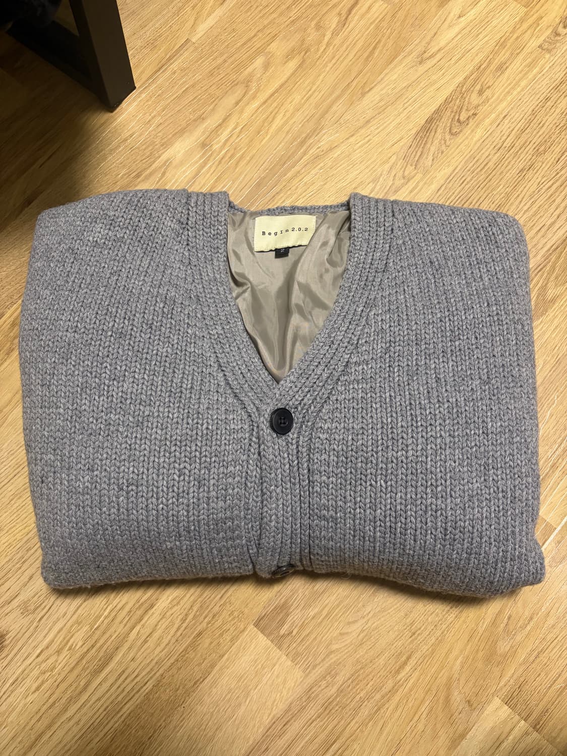 비긴202 x 707 헤비가디건 2사이즈 상품이미지3