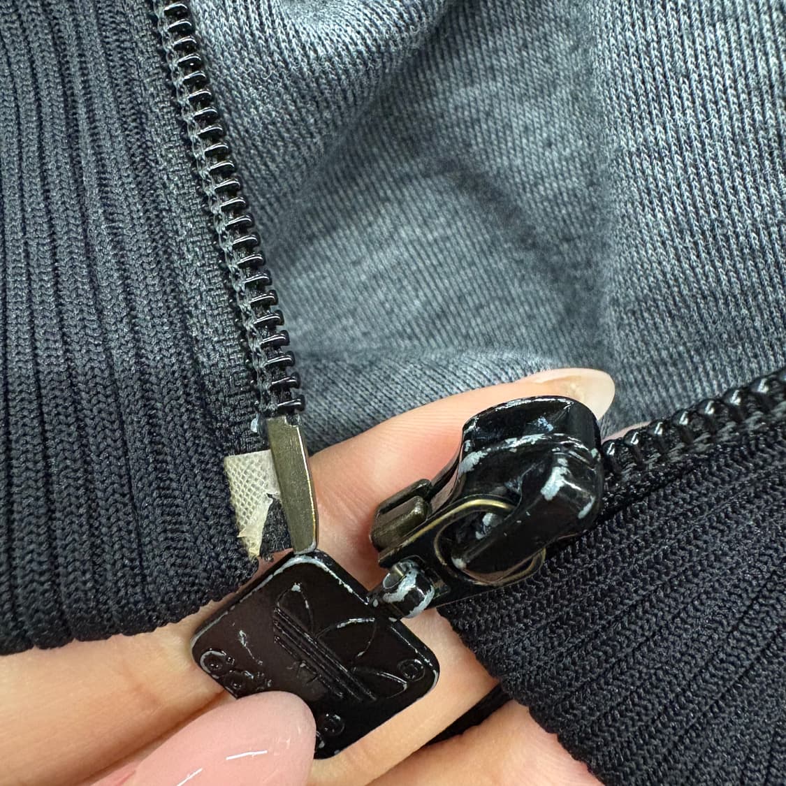 [정품/90] 아디다스 파이어버드 블랙 핑크 삼선 후드 집업 b18 상품이미지6